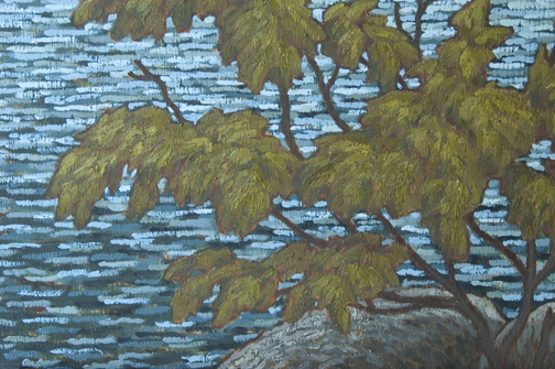 pine lake clouds (detail)