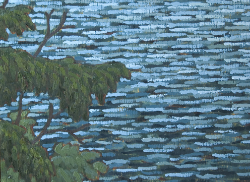 pine lake clouds (detail)