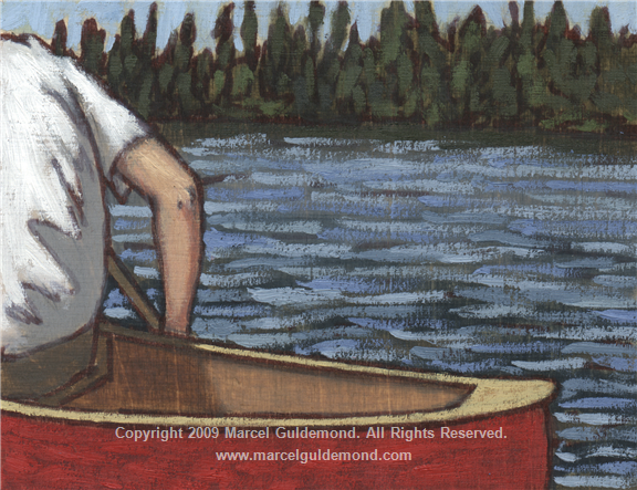 canoe paddler