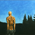 Distant Contemplation - 
                        H: 24
                          
                        W: 18
                         - 
                        One of the first paintings that I ever did. I am not really sure about the title. circa 1991
                        