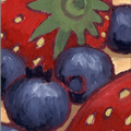 Fresh Berries! - 
                        H: 5
                          
                        W: 4
                         - 
                        Strawberries and blueberries
                        