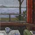 Rainy Day - 
                        H: 6
                          
                        W: 5
                         - 
                        Summers at the cottage.
                        
