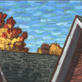 October Rooftops - 
                        H: 6
                          
                        W: 4.5
                         - 
                        -
                        