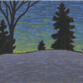 twilight winter treeline - 
                        H: 5
                          
                        W: 6
                         - 
                        
                        